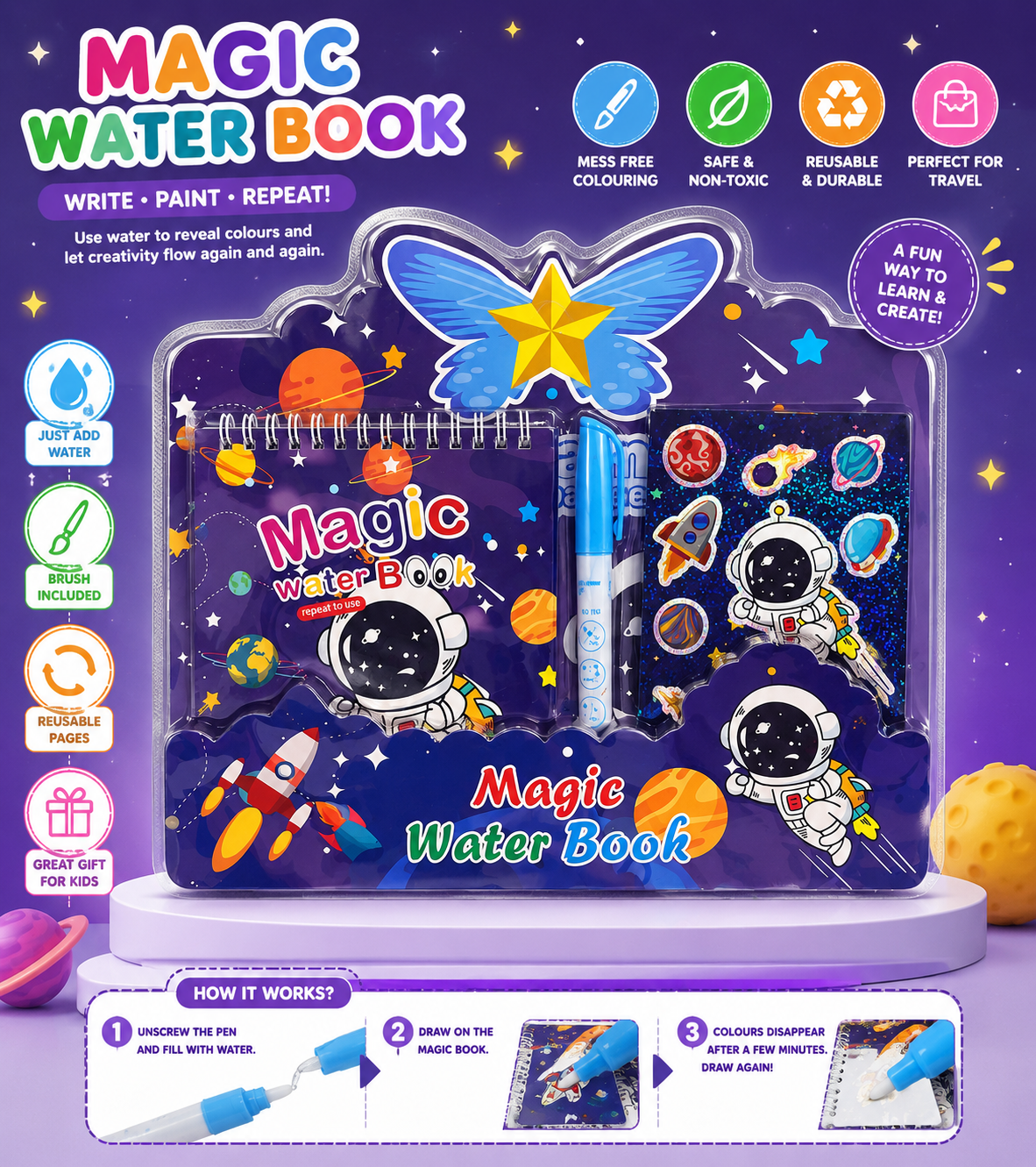 Magic Water Book-Space