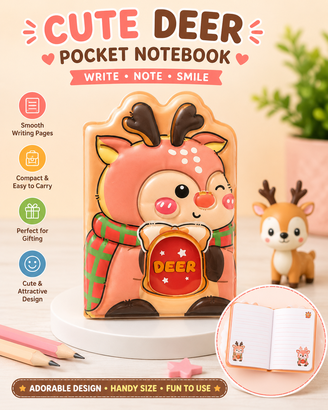 Deer Pocket Notebooks